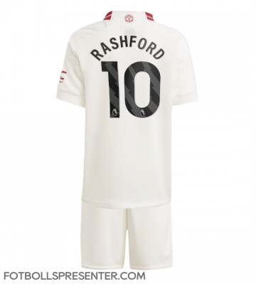 Manchester United Marcus Rashford #10 Tredje tröja Barn 2023-24 Kortärmad (+ korta byxor)